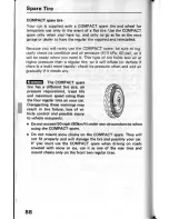 Preview for 91 page of Acura Integra 1987 Manual