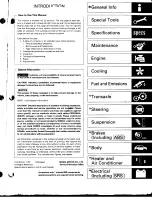 Предварительный просмотр 2 страницы Acura Integra 1998 Service Manual