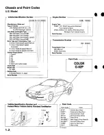 Предварительный просмотр 4 страницы Acura Integra 1998 Service Manual