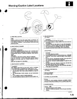 Предварительный просмотр 7 страницы Acura Integra 1998 Service Manual