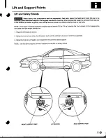 Предварительный просмотр 11 страницы Acura Integra 1998 Service Manual