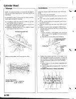 Предварительный просмотр 92 страницы Acura Integra 1998 Service Manual