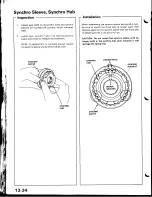 Предварительный просмотр 400 страницы Acura Integra 1998 Service Manual