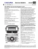 Acura MDX 2007 Service Bulletin preview