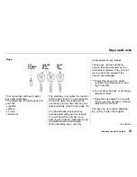 Предварительный просмотр 68 страницы Acura NSX 2000 Owner'S Manual