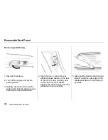 Предварительный просмотр 79 страницы Acura NSX 2000 Owner'S Manual