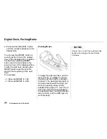 Предварительный просмотр 87 страницы Acura NSX 2000 Owner'S Manual