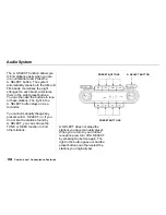 Предварительный просмотр 107 страницы Acura NSX 2000 Owner'S Manual