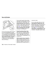 Предварительный просмотр 129 страницы Acura NSX 2000 Owner'S Manual