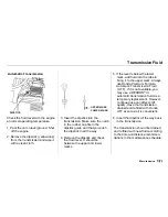 Предварительный просмотр 194 страницы Acura NSX 2000 Owner'S Manual