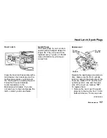 Предварительный просмотр 200 страницы Acura NSX 2000 Owner'S Manual