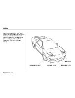 Предварительный просмотр 217 страницы Acura NSX 2000 Owner'S Manual