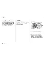 Предварительный просмотр 219 страницы Acura NSX 2000 Owner'S Manual