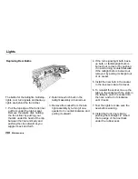 Предварительный просмотр 223 страницы Acura NSX 2000 Owner'S Manual