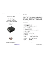 Acura Power Brick Mini User Manual предпросмотр