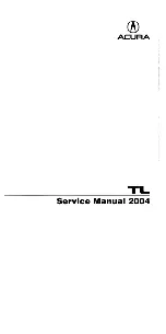 Acura TL 2004 Service Manual preview