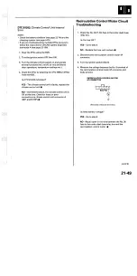 Preview for 1435 page of Acura TL 2004 Service Manual