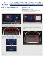 Предварительный просмотр 3 страницы Acura True Touchpad Interface Manual