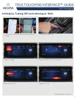 Предварительный просмотр 17 страницы Acura True Touchpad Interface Manual