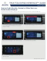 Предварительный просмотр 25 страницы Acura True Touchpad Interface Manual