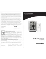 AcuRite 00837W Instruction Manual предпросмотр