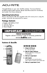 Предварительный просмотр 2 страницы AcuRite 01120 Instruction Manual