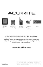 Предварительный просмотр 16 страницы AcuRite 01120 Instruction Manual