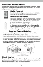 Предварительный просмотр 9 страницы AcuRite 01201 Instruction Manual