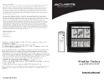 AcuRite 02036WB Instruction Manual предпросмотр