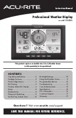 Предварительный просмотр 1 страницы AcuRite 06086 Instruction Manual