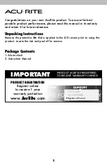 Preview for 2 page of AcuRite 13131A3 Instruction Manual