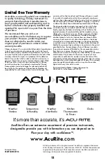 Предварительный просмотр 12 страницы AcuRite 75077 Instruction Manual