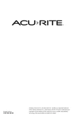 Preview for 8 page of AcuRite 75099 Instruction Manual