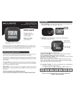 AcuRite 75322A1 User Manual предпросмотр