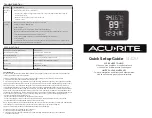 Предварительный просмотр 2 страницы AcuRite Air 01412M Quick Setup Manual