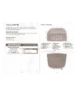 Preview for 2 page of AcuRite Intelli-Time 13019W2 Instruction Manual