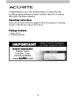 Preview for 2 page of AcuRite Intelli-Time 13027W5 Instruction Manual