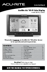 AcuRite Iris 06101 Instruction Manual preview