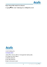 Preview for 22 page of Acute ADP1025 User Manual