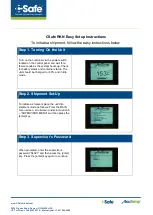 Preview for 1 page of AcuTemp CSafe RKN Series Easy Setup Instructions