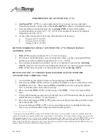 Preview for 3 page of AcuTemp PX1L User Information