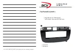 Preview for 1 page of ACV 281094-25 Installation Manual