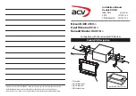 Preview for 1 page of ACV 381250-15 Series Installation Manual