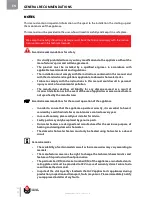 Preview for 4 page of ACV Comfort E 100 Installation, Operation And Maintenance Instructions, For The User And The Installer