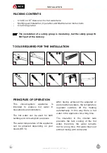 Preview for 14 page of ACV GLASS BL 100 Installation Operation & Maintenance