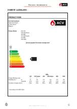 Предварительный просмотр 5 страницы ACV HR s 1000 Installation Operation & Maintenance