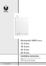 Предварительный просмотр 1 страницы ACV Kompakt HRE eco 12 Solo Installation Instructions Manual