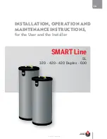 ACV SMART Line 320 Installation, Operation And Maintenance Instructions предпросмотр