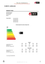 Preview for 5 page of ACV Smart SL 100 Installation Operation & Maintenance