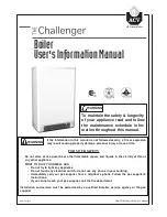 ACV The Challenger User'S Information Manual предпросмотр